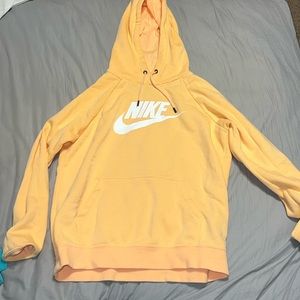 Peach nike sweatshirt size small
